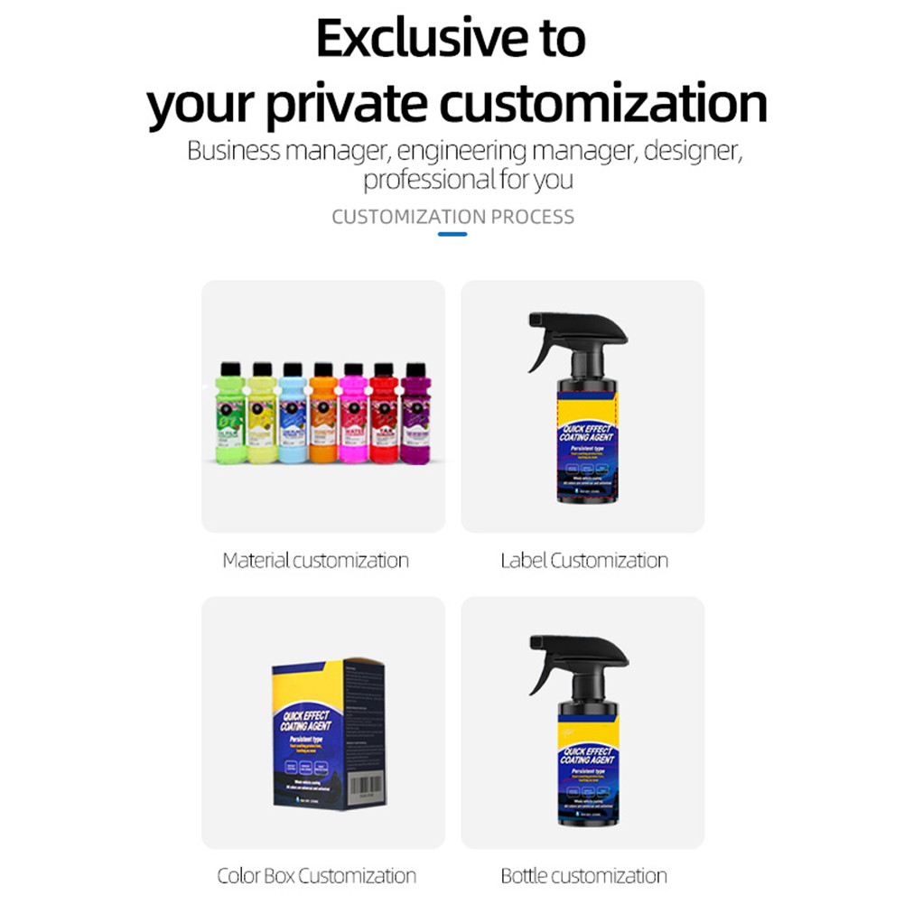 Multi-Functional Coating Renewal Agent 3 in 1 Ceramic Car Coating Spray 120ML
