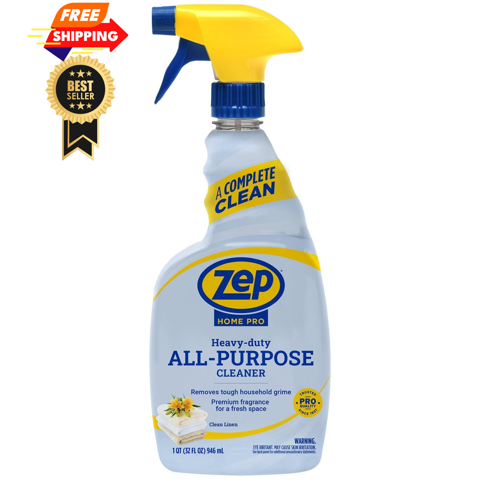 Zep Home Pro Heavy-duty All-Purpose Cleaner – 32 oz 32 Fl Oz (Pack of 1)