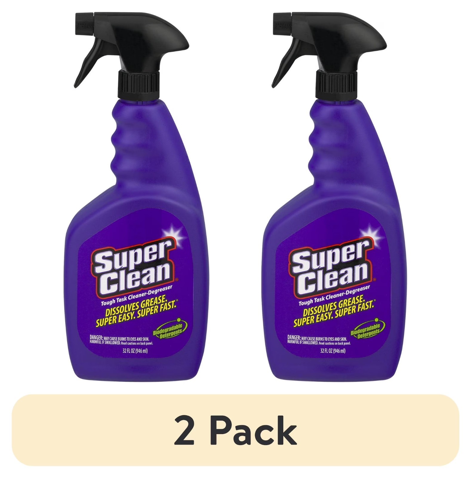 Superclean 101780 Superclean Cleaner/Degreaser, 32 Oz Spray Bottle 2 pack