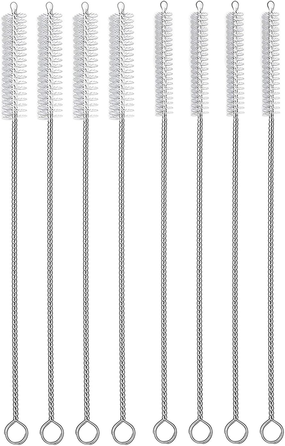 Food Grade Reusable Straw Cleaner Brush Set – 8-Piece for Eco-Friendly Living
