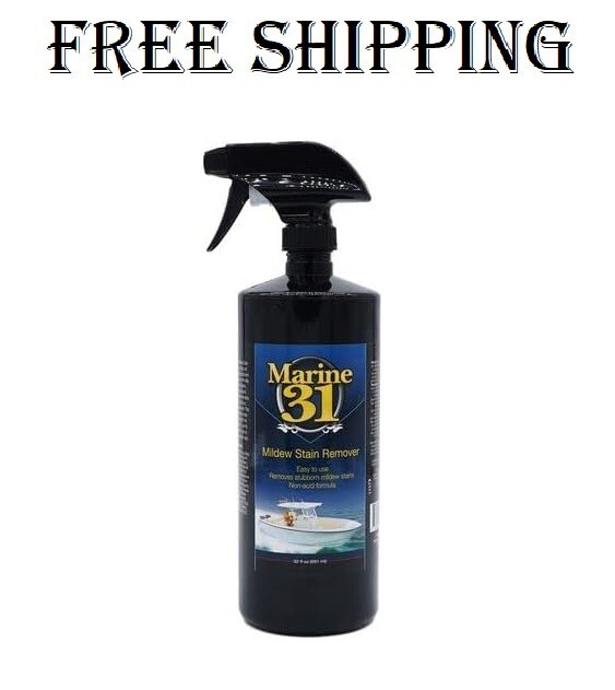 Mildew Stain Remover & Cleaner – Marine & Boat, Home & Patio, Bathroom & Shower