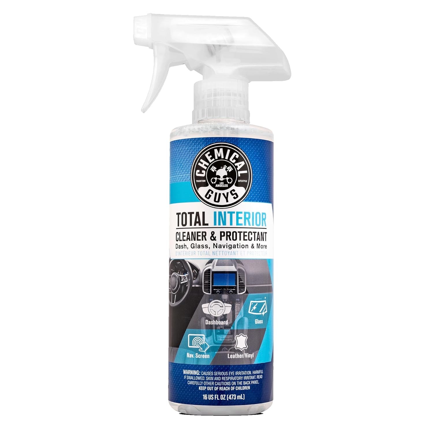 Chemical Guys Total Interior Cleaner & Protectant Car Dashboard Vinyl Leather