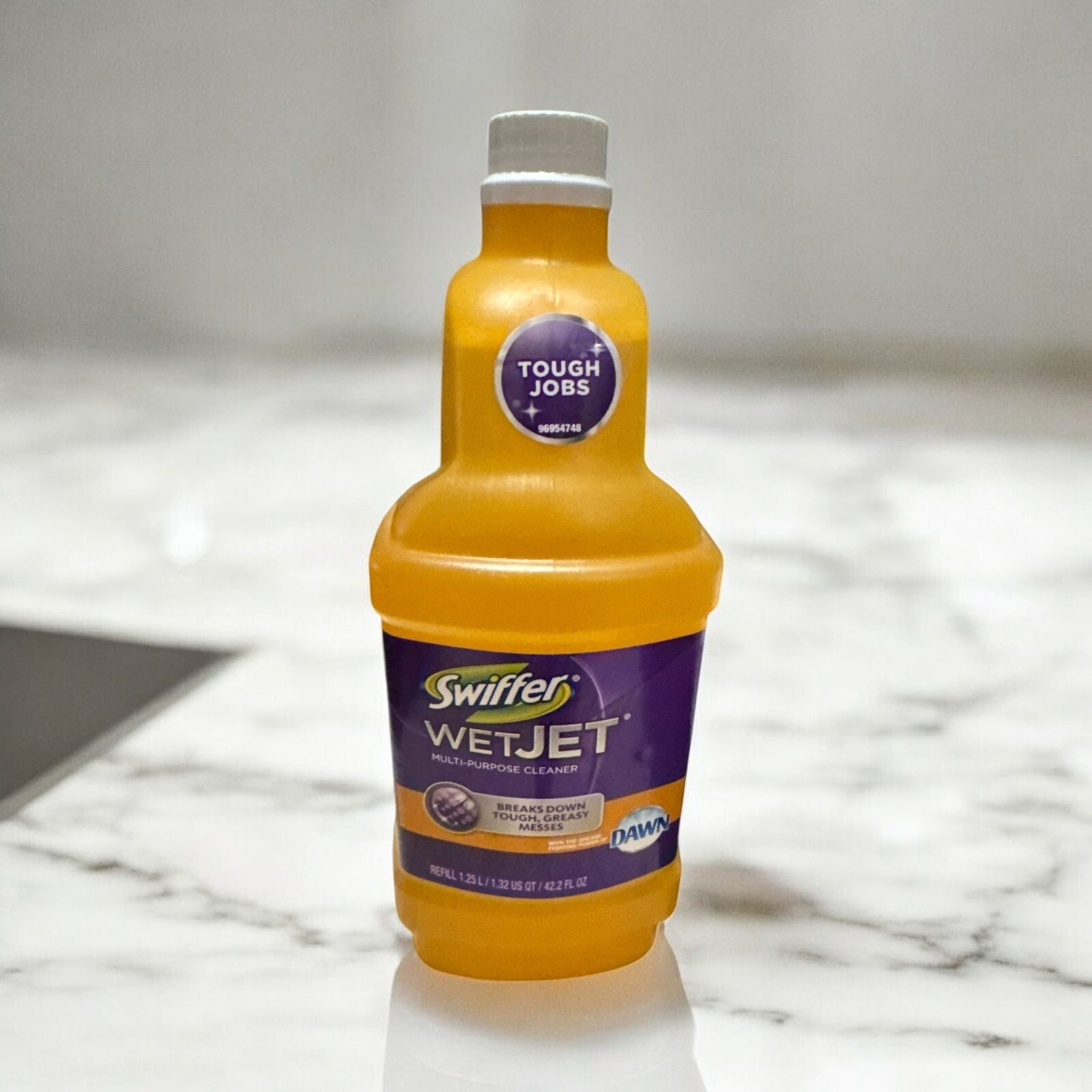 Swiffer Wet Jet Floor Refill Multi Purpose Cleaner With Dawn 1.25 L 42.2 Fl.oz