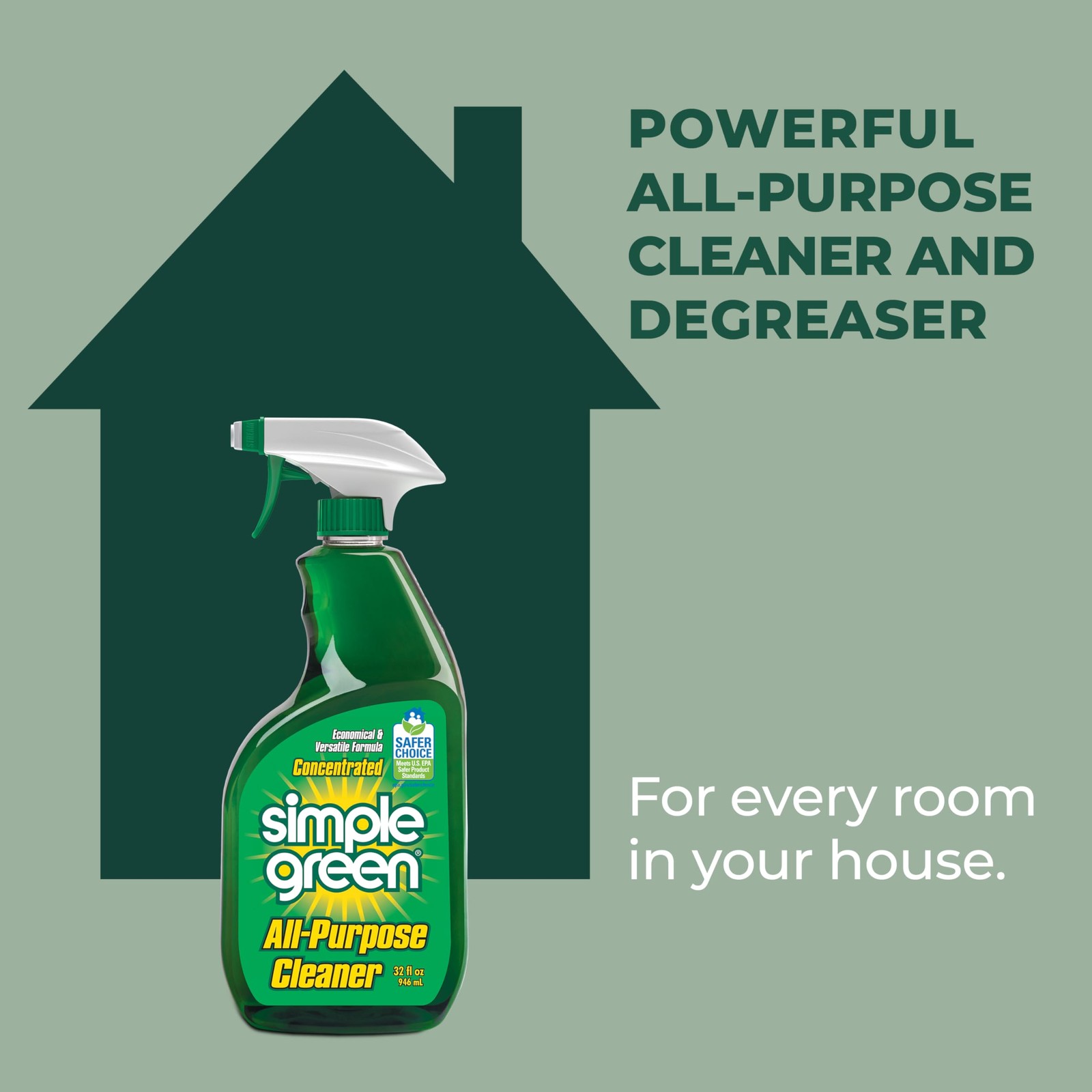 Simple Green AllPurpose Cleaner, 32 Fl Oz Pack of 3, Original