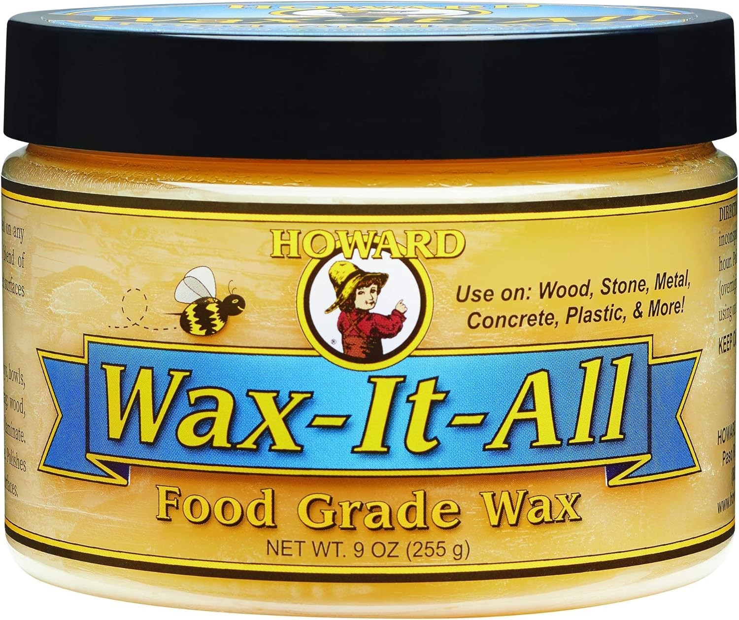HOWARD – Protective Food-Grade Wax: Beautifies and Extends the Finish of Surf…