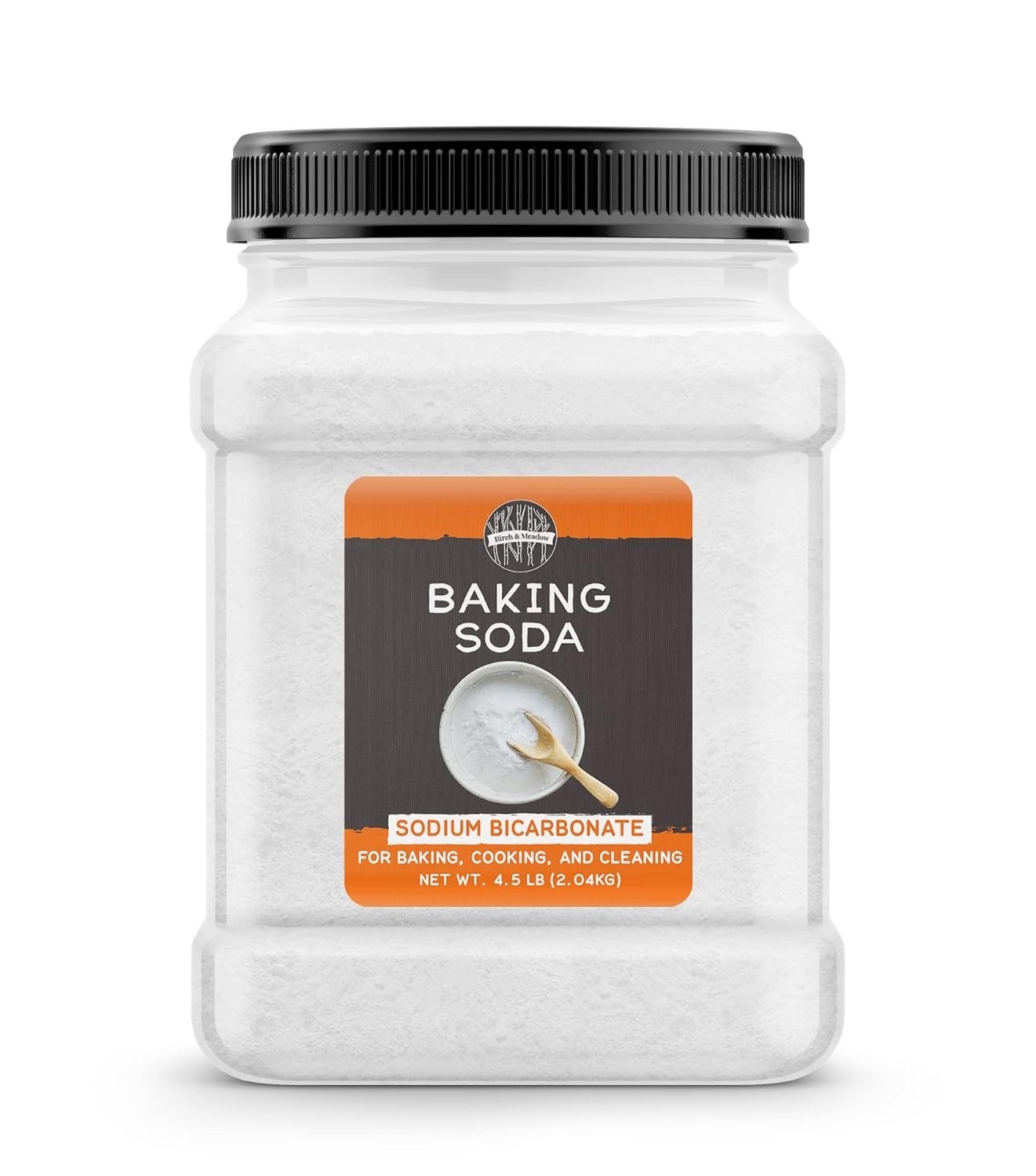 Natural Cooking & Baking Essential – 72 Ounce Baking Soda in Resealable Jar