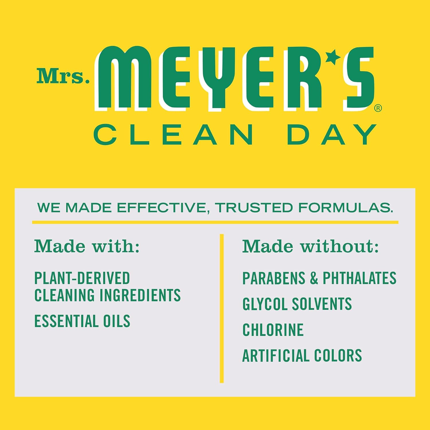 2 Pack Mrs. Meyer’s Clean Day Multi-Surface Cleaner Concentrate Honeysuckle 32oz