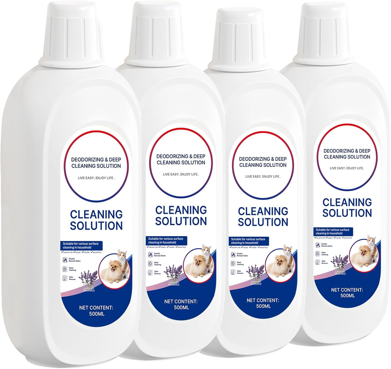 Floor Cleaner Lavender Scent Compatible with Tineco Cleaning Solution Refill, De