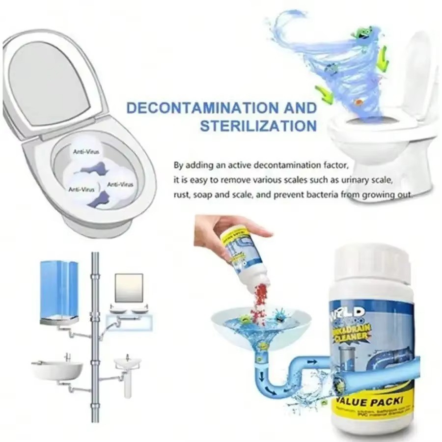 1/2/3/4 PCS Wild Sink and Drain Cleaner, Wild Tornado Sink And Drain Cleaner