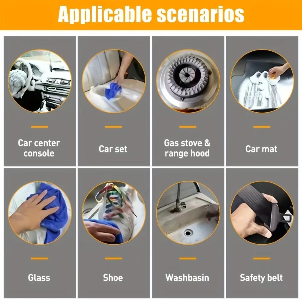 Multi Purpose Foam Cleaner for Deep Cleaning of Car Leather Seats and Interior