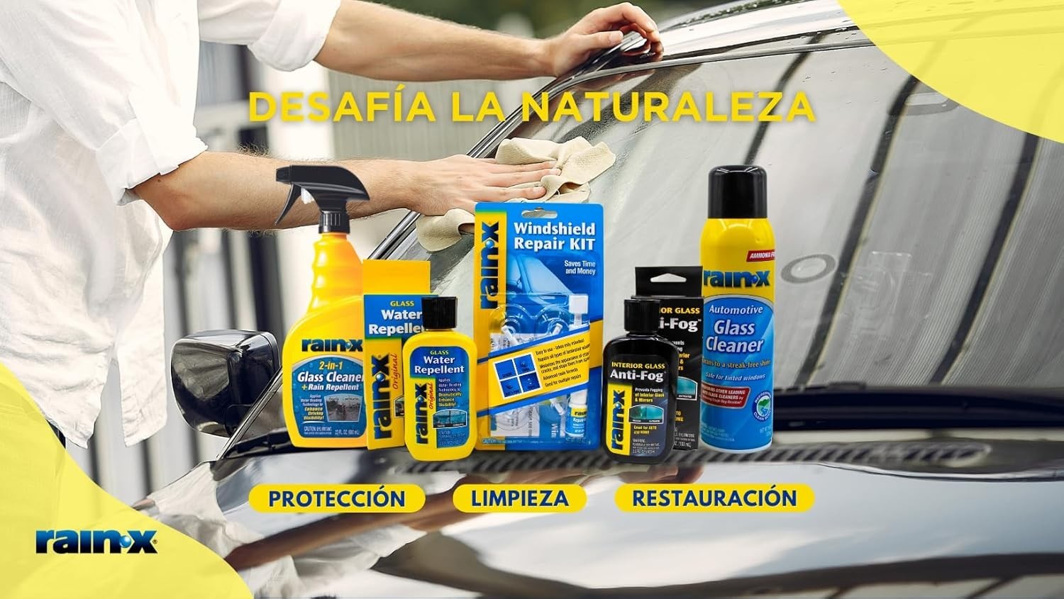 Unscented Windshield Treatment 3.5 OZ – Streak-Free Coating for Clear Vision