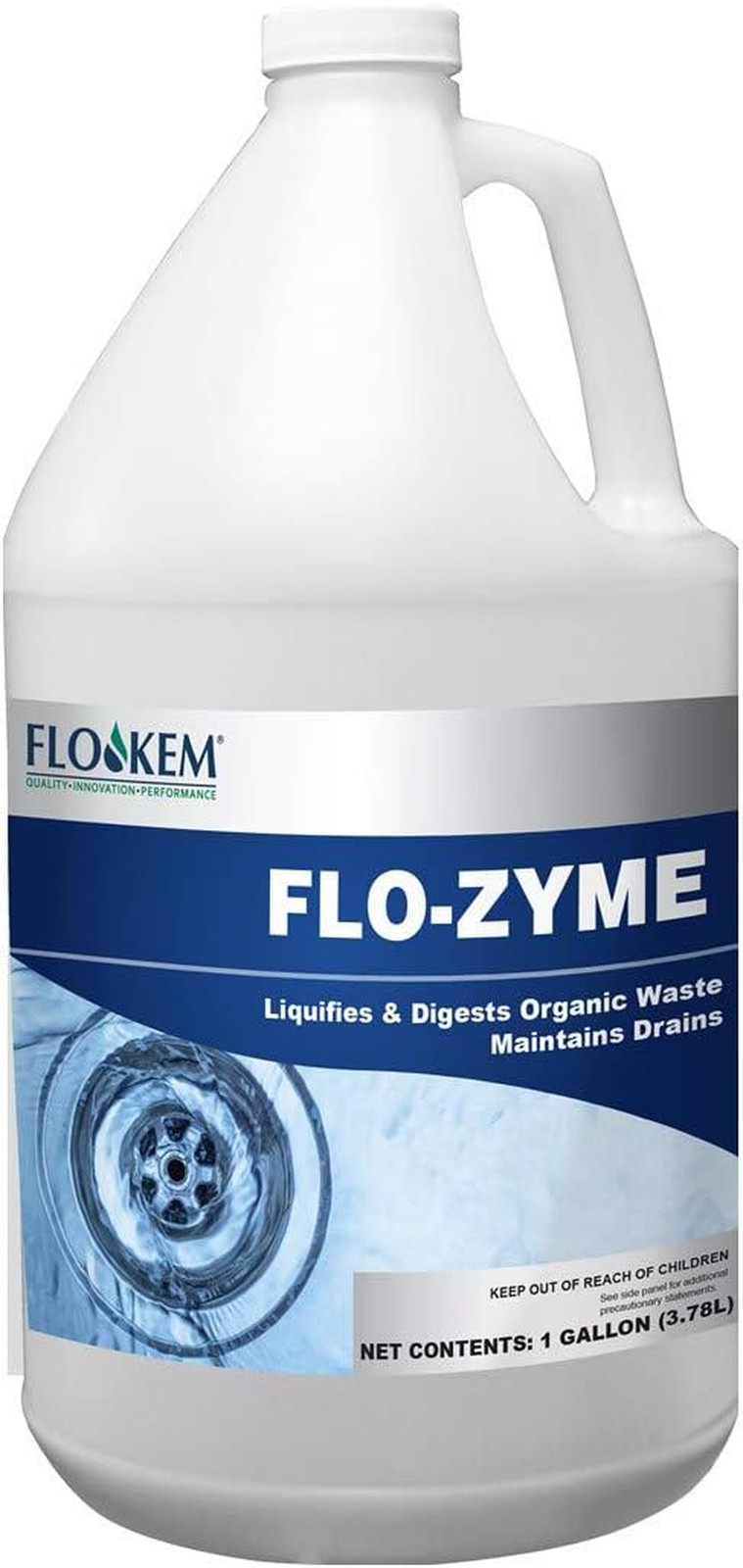 5195 Flo-Zyme Commercial Bio-Enzyme Drain Opener/Deoderizer with Pleasant Scent,