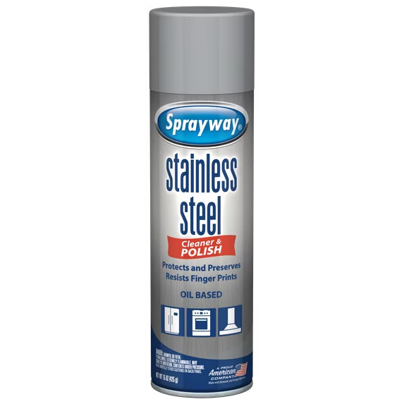 Sprayway 15 Ounce Stainless Steel Cleaner and Polish
