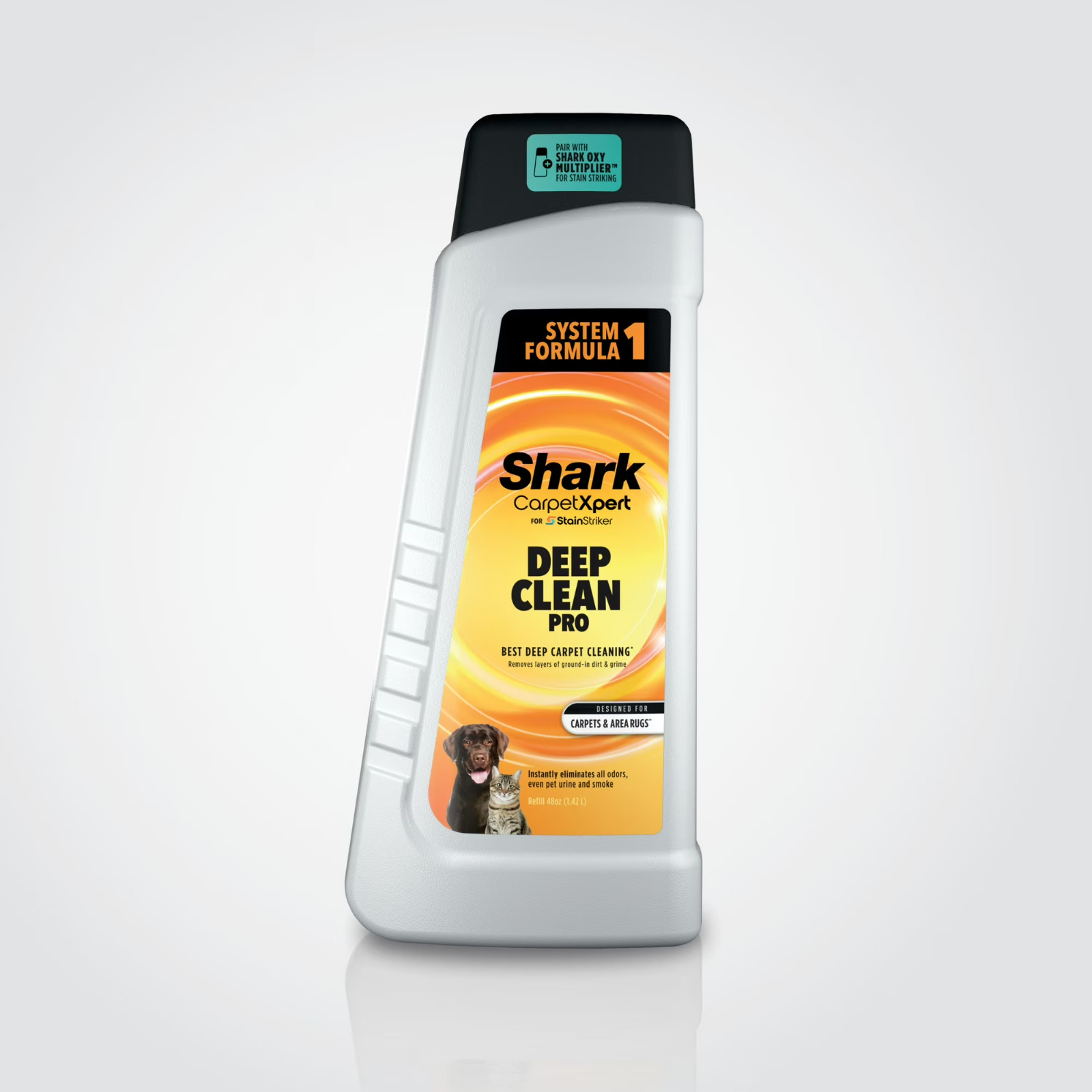 Shark CarpetXpert Deep Clean Pro for StainStriker Spot remover Liquid 48-oz