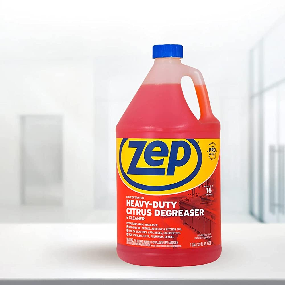 Zep Heavy-Duty Citrus Degreaser Refill – 1 Gallon (Case of 2) ZUCIT128
