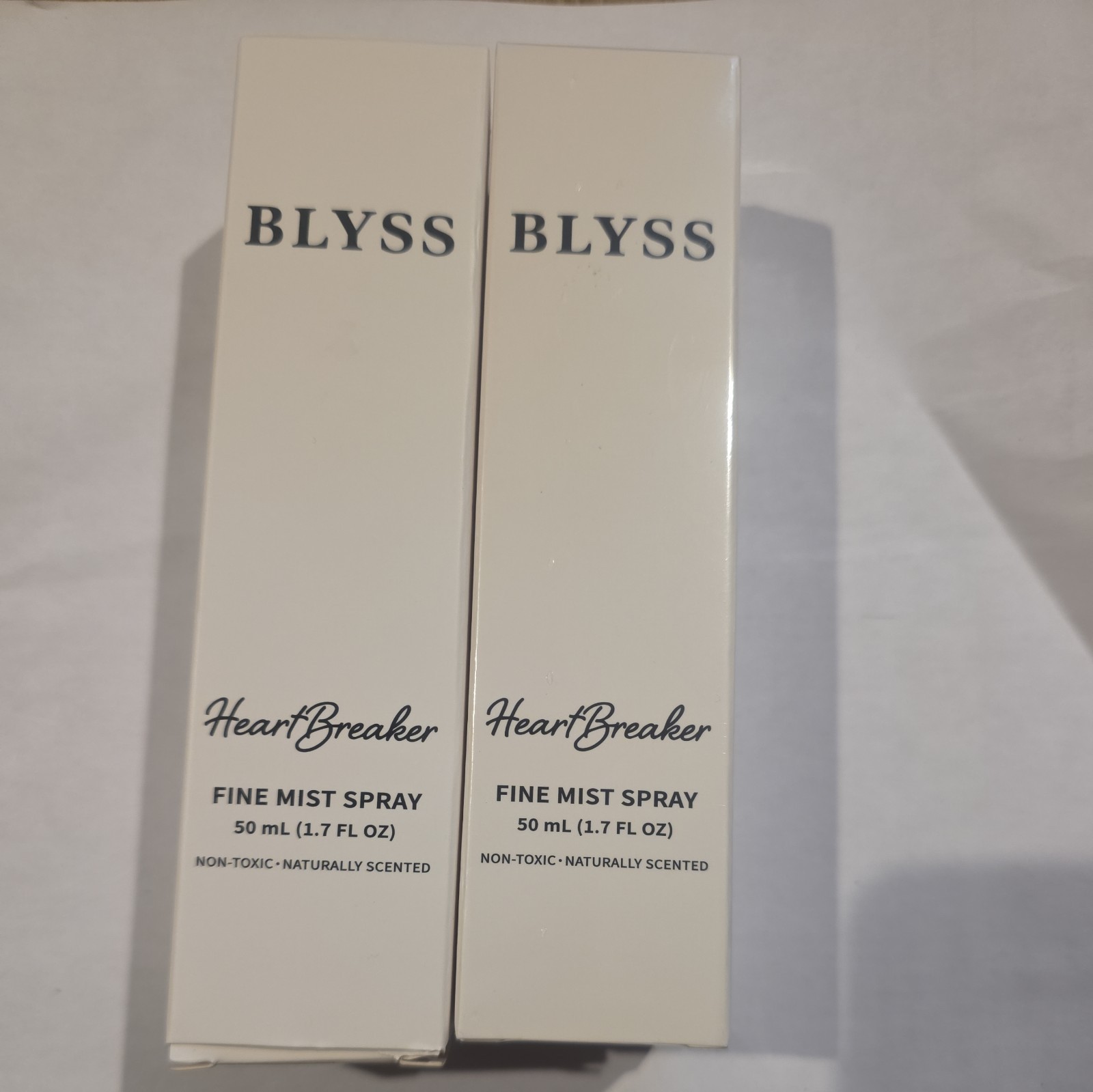 Set 2 New Blyss Heart Breaker Fine Mist Spray 50 Ml Non Toxic Natural Scented