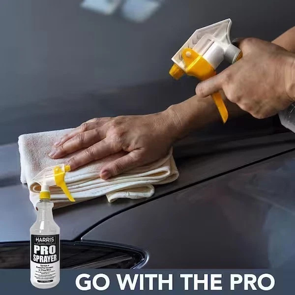 Harris Chemical Resistant Pro Spray Bottle With Adjustable Tip (32 oz ) 4 Pack
