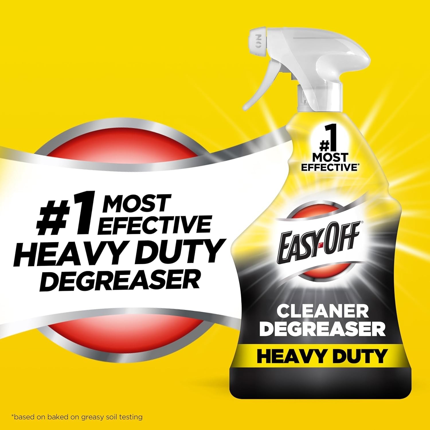 Easy-Off Heavy Duty Degreaser 32oz for Kitchen Garage Outdoor Grease Grime
