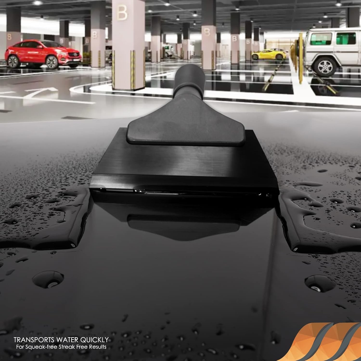 Small Squeegee 5 inch Rubber Window Tint Windshield Scraper for Car,Glass,