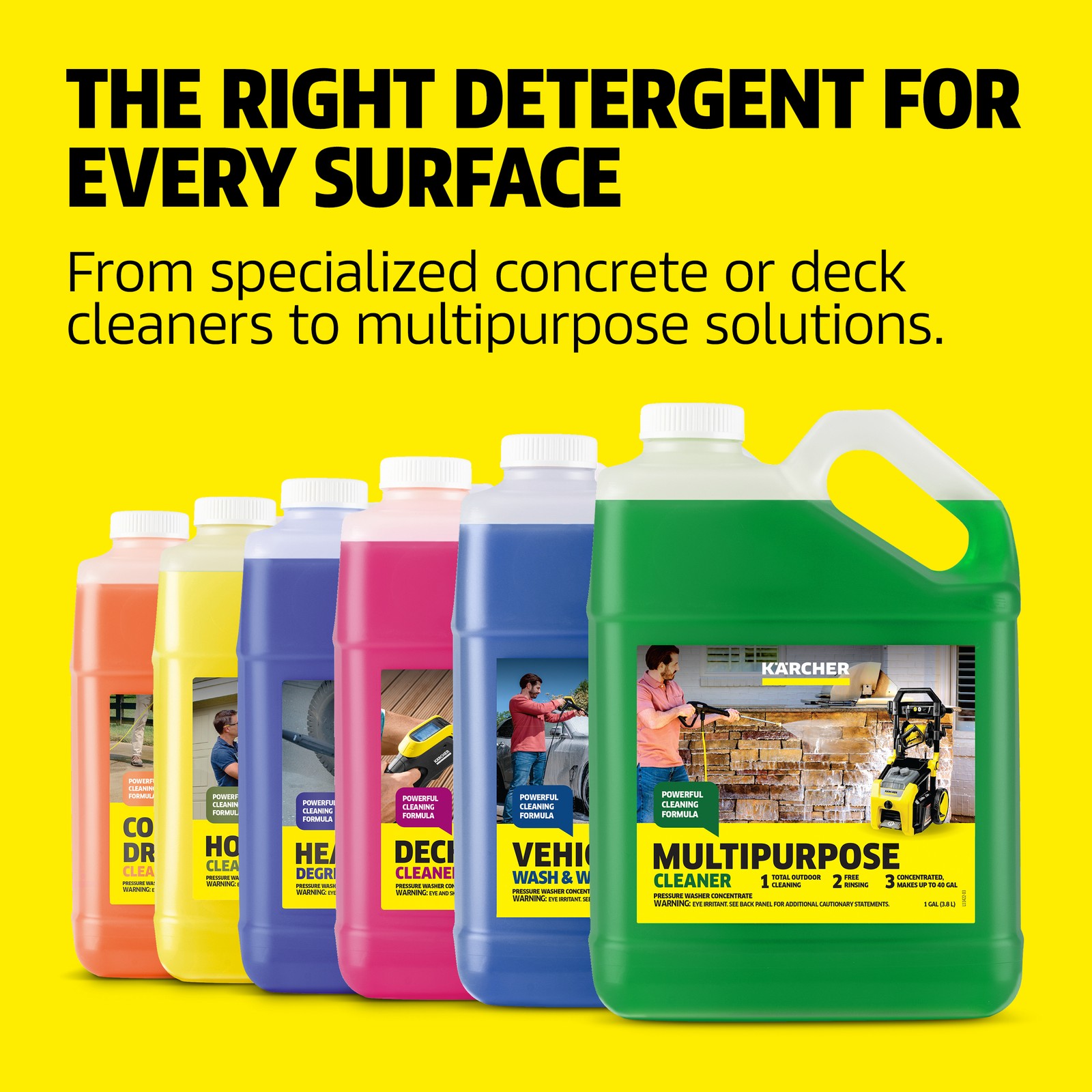 Kärcher Pressure Washer Detergent Vehicle Wash & Wax, Car Cleaner – 1 Gallon