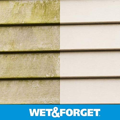 Wet & Forget Outdoor Cleaner 64oz Moss Mold Mildew Algae Stain Remover RTU