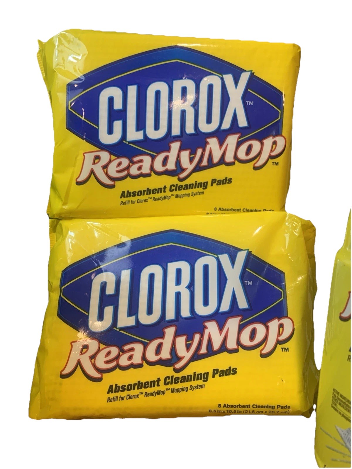 Clorox Ready Mop 2 BOTTLES Advanced Floor Cleaner 24oz New + 16 REFILL PADS
