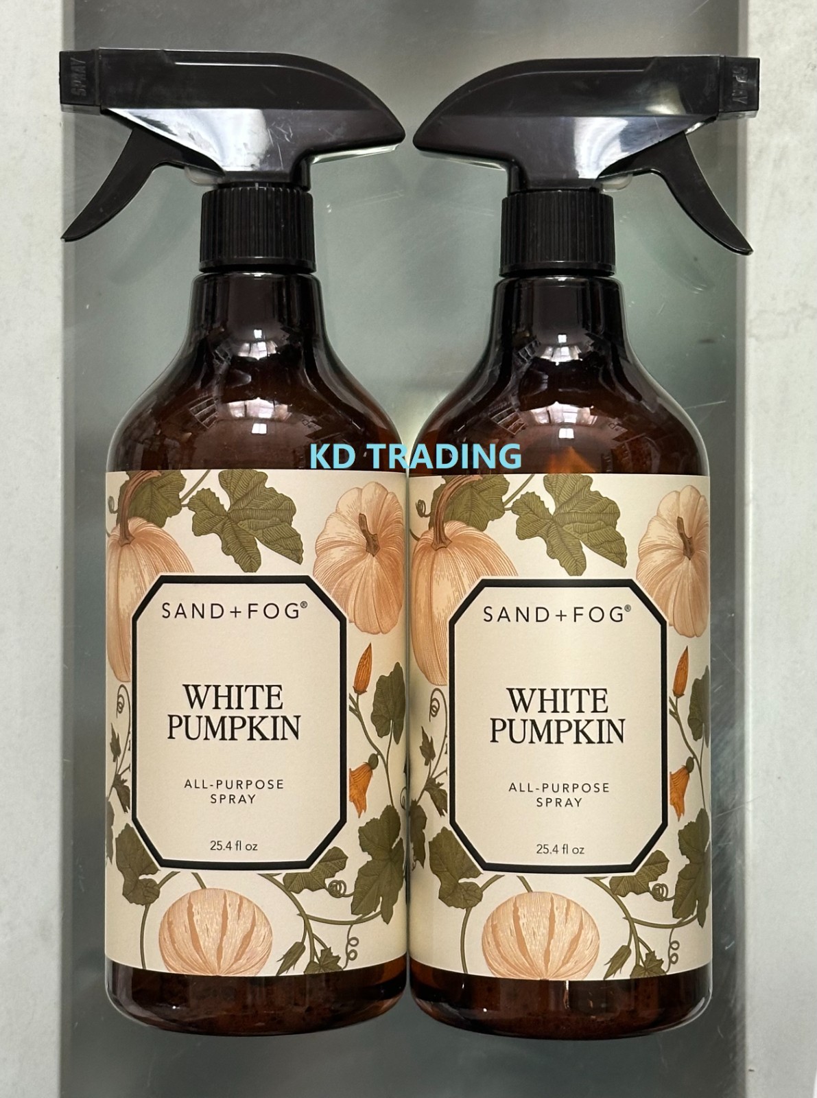 (2-Pk) SAND + FOG™ Plant-Based Kitchen REFRESHER & CLEANER ~ WHITE PUMPKIN Scent