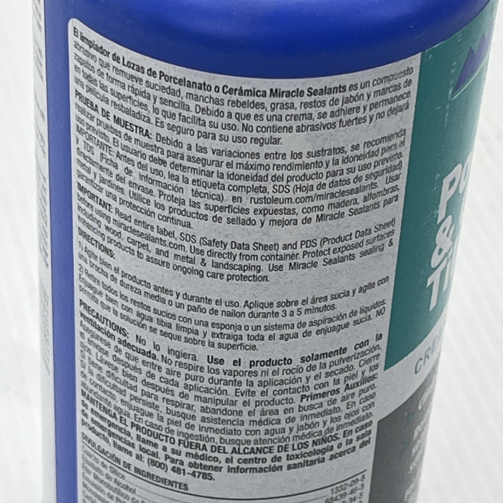 Rust-oleum Miracle Sealants Porcelain & Ceramic Tile Cleaner PCTCQT6. {24}.