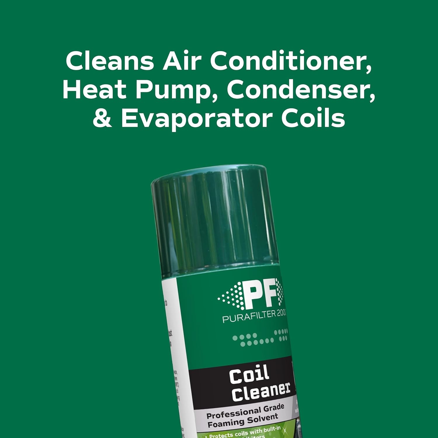 2000 Coil Cleaner Foaming Spray | Use on AC HVAC Condensers and Evaporator Coils
