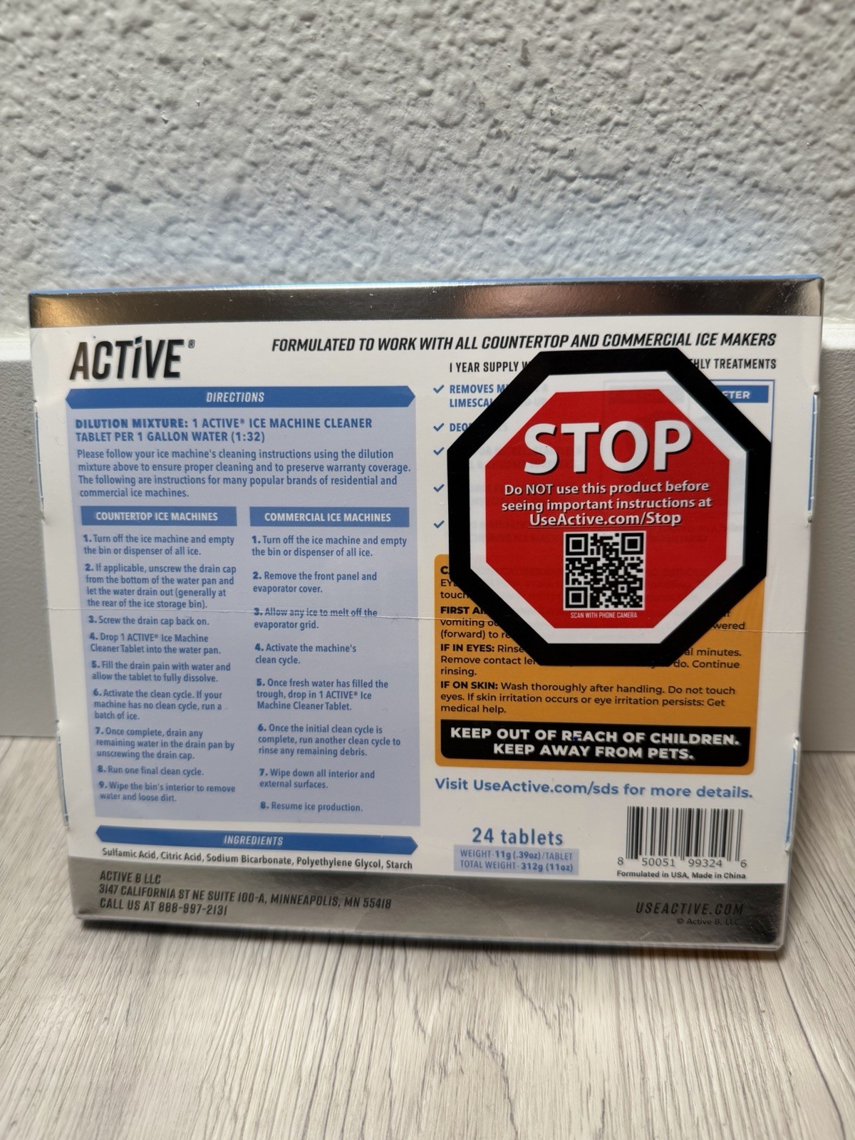Ice Machine Cleaner 48 Tablets！2 PACK SEALED Maker Descaler Formulated in USA
