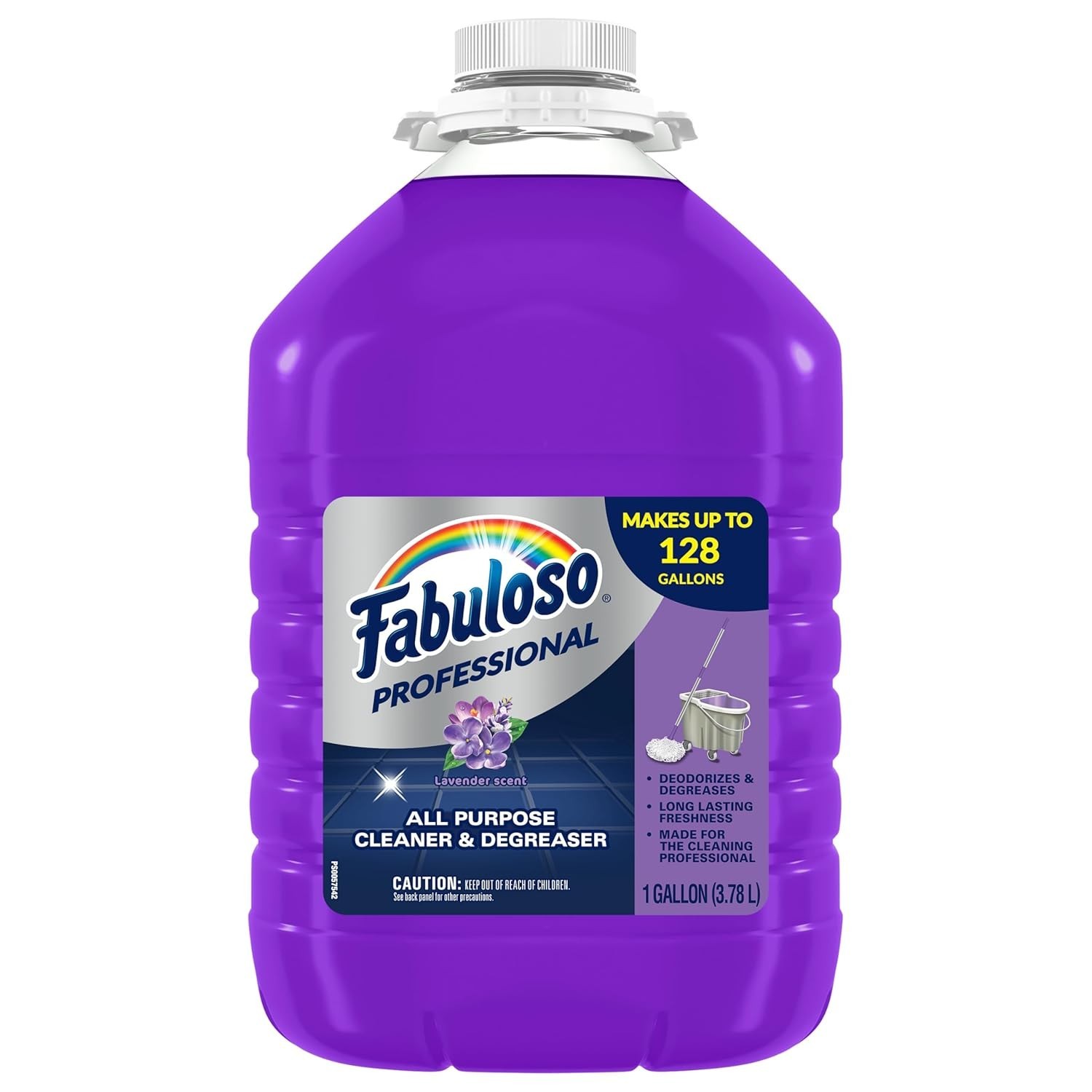 Lavender Scented Professional Cleaner – 128 Gallons Ready to Use, 4 Bottles