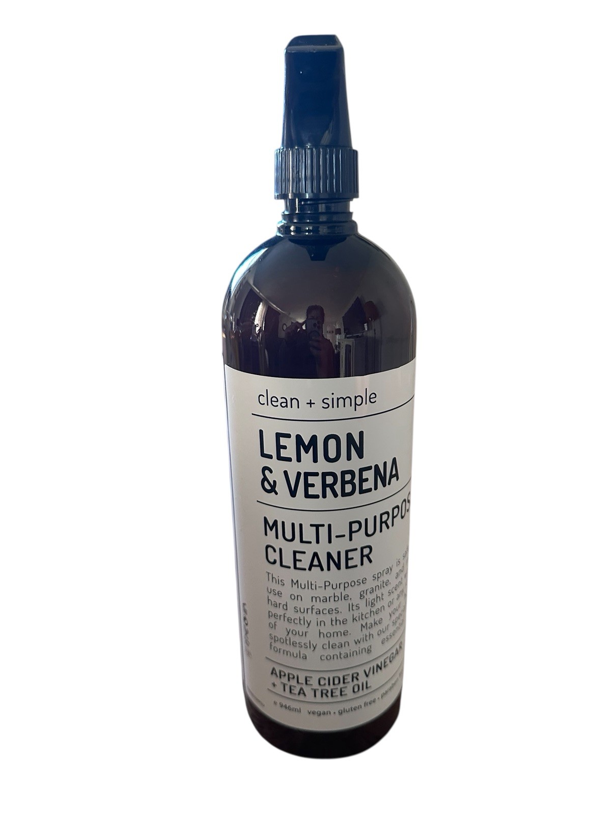 CLEAN + SIMPLE ~ LEMON VERBENA Kitchen Refresher Cleaner Odor Deodorizer 946ML