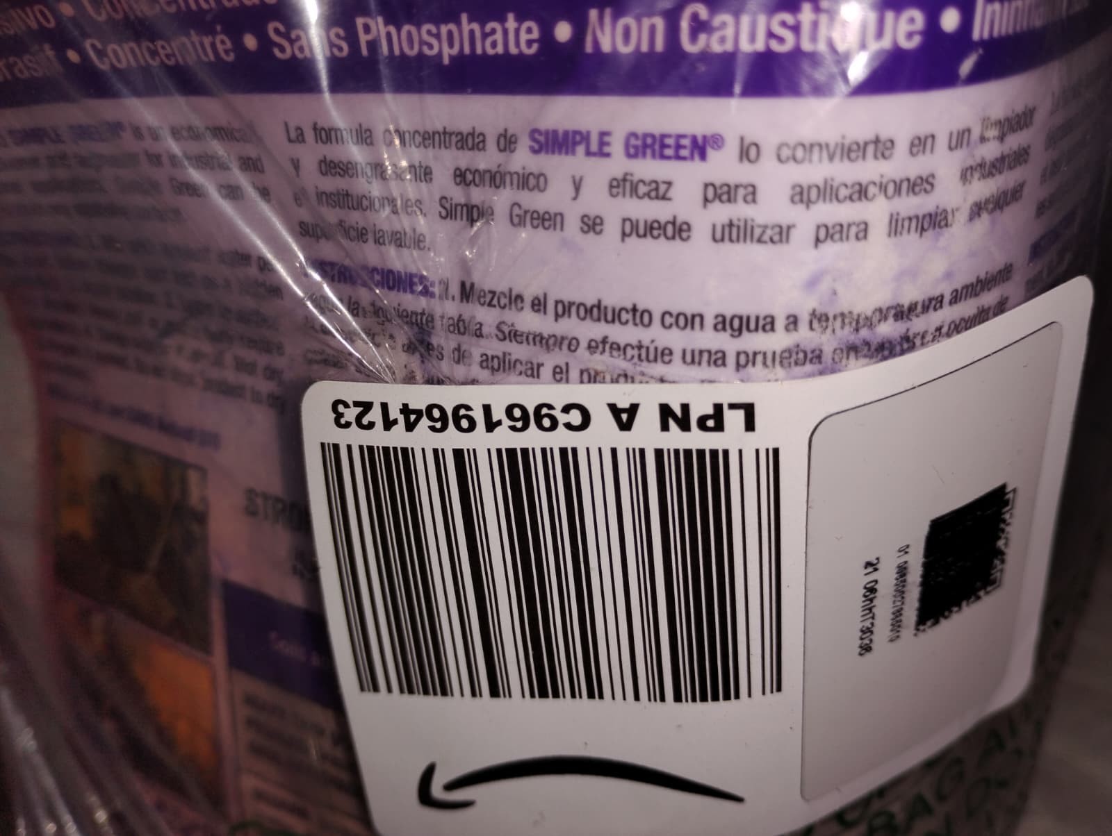 Simple Green Industrial Cleaner and Degreaser Lavender Scent 1 Gal