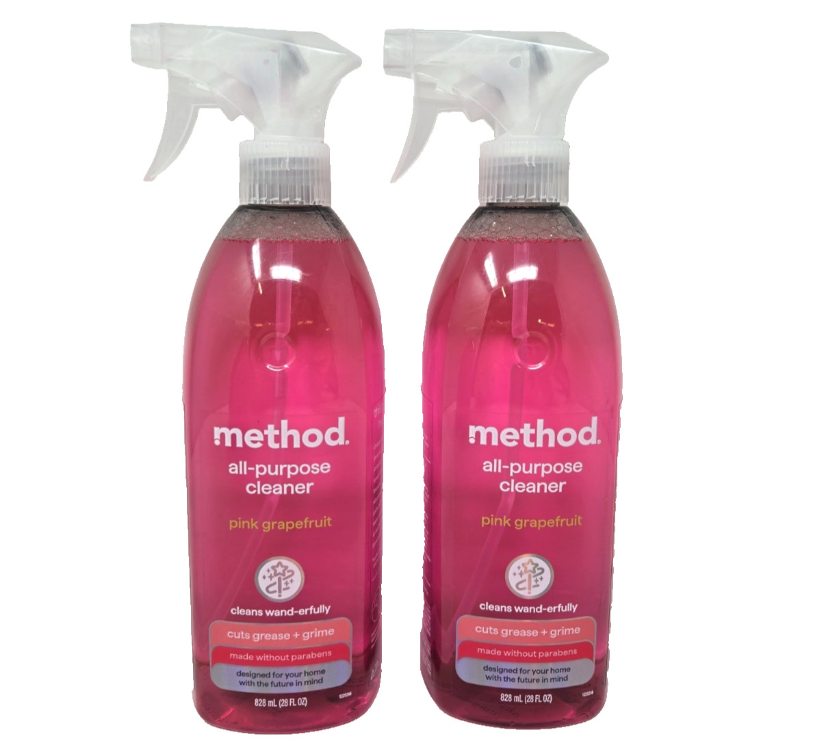 Method All-Purpose Cleaner, Pink Grapefruit, 28 fl oz, (2 PACK)