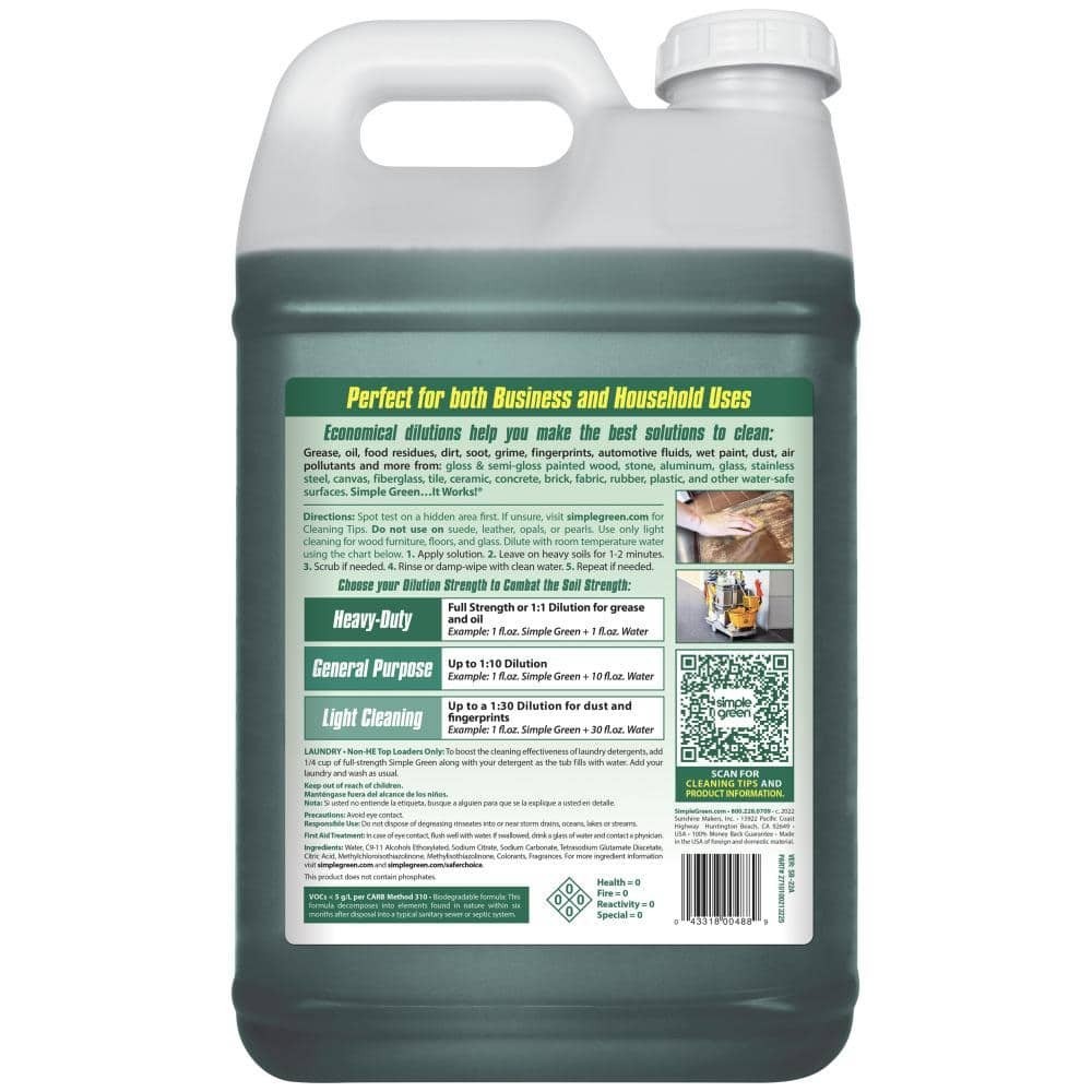 Simple Green 2.5 Gallon Sassafras Scent Liquid All Purpose Cleaner Concentrate