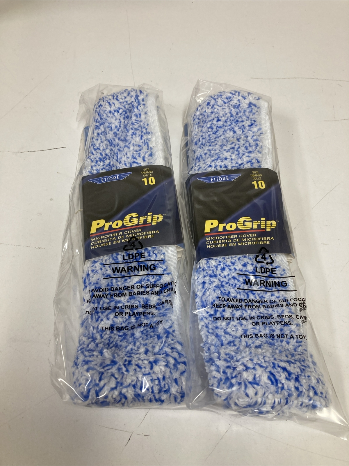 New Ettore 63210 Replacement Scrubber ProGrip 10” Microfiber