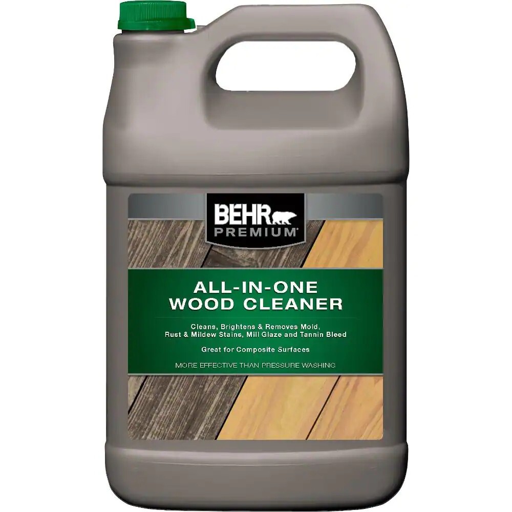1 Gal. All-In-One Wood and Deck Cleaner: Powerful Cleaning Solution