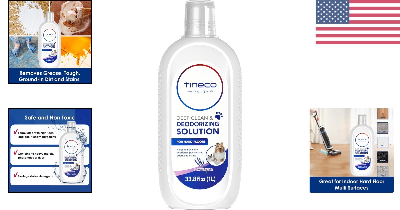 Eco-Friendly Lavender Floor Cleaning Solution 1L – Deep Cleaner for Hard Floors