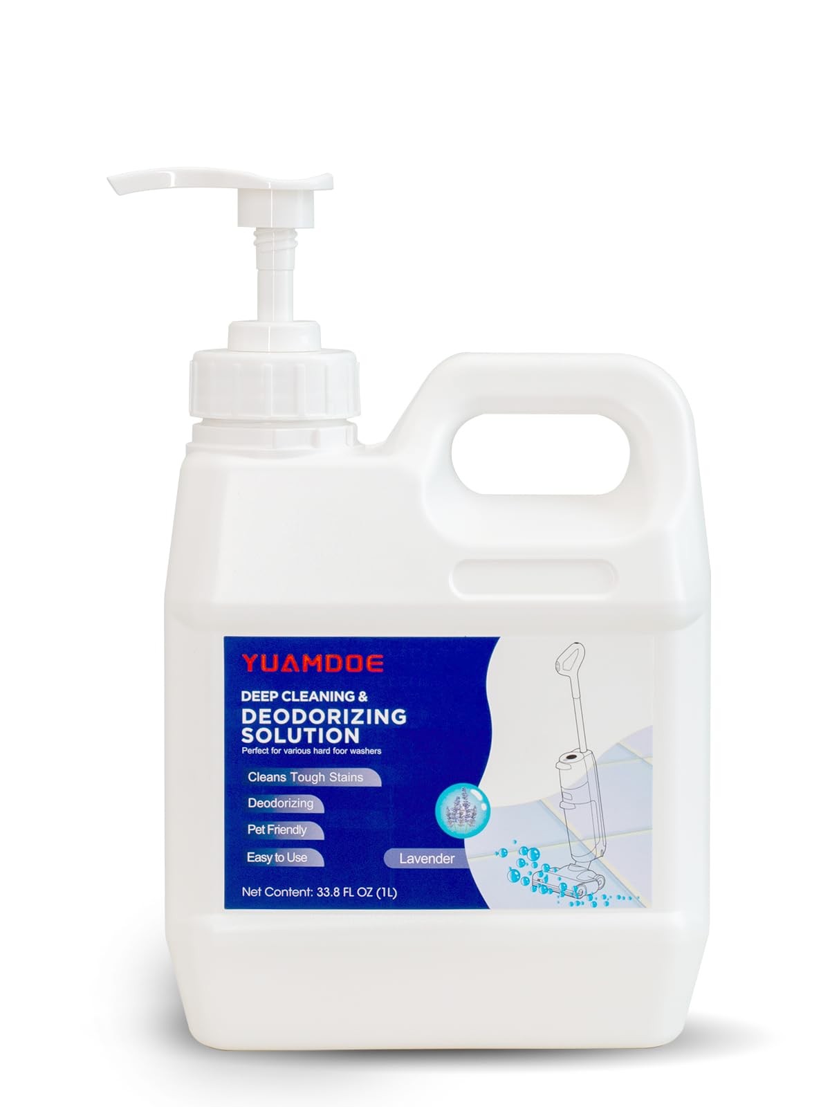 Deep Cleaning & Deodorizing Solution, 33.8FL OZ/1L, Designed for Tineco, with…