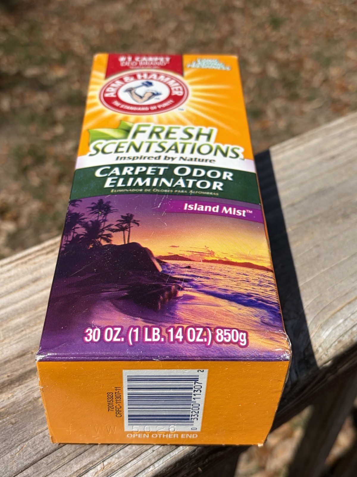 Arm & Hammer Fresh Scentsations Carpet Odor Eliminator ISLAND MIST SCENT 30 oz