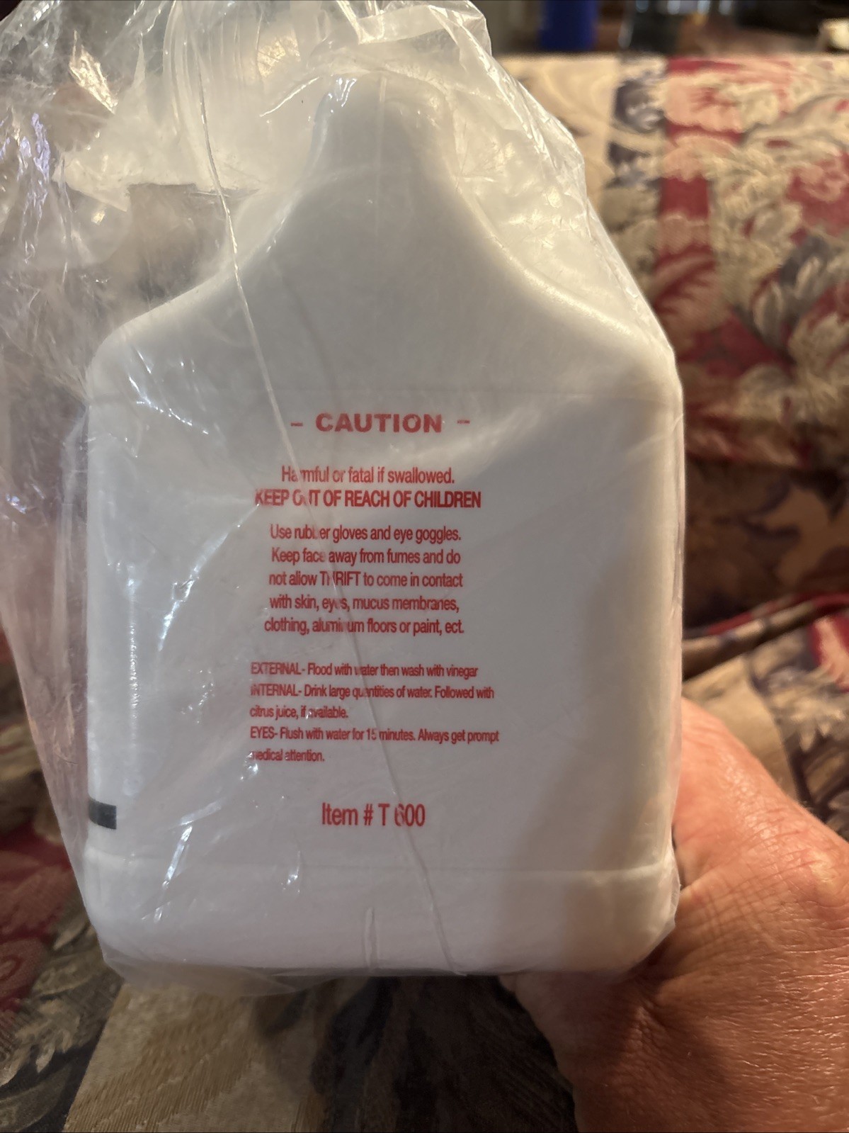 New Thrift FBA_T-600 Alkaline Based 6 lb. Granular Drain Cleaner, White…Sealed