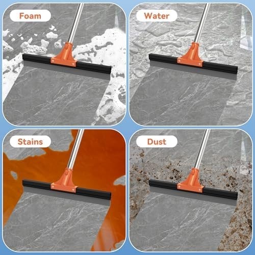 Floor Squeegee for Concrete Floor,18″ Large Heavy Duty Squeegee for Floor