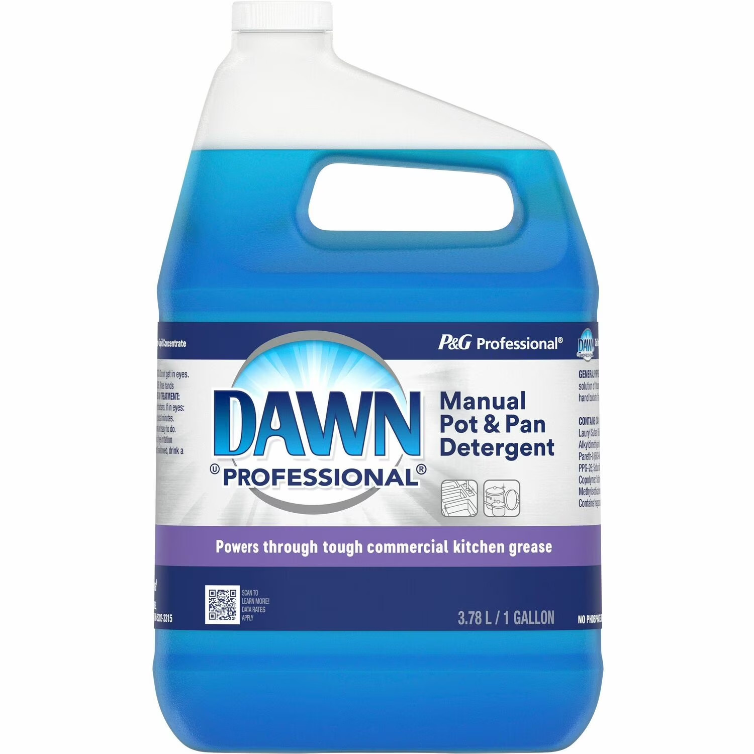 Dawn Original Dishwashing Liquid 1 Gallon Tough on Grease Gentle on Hands