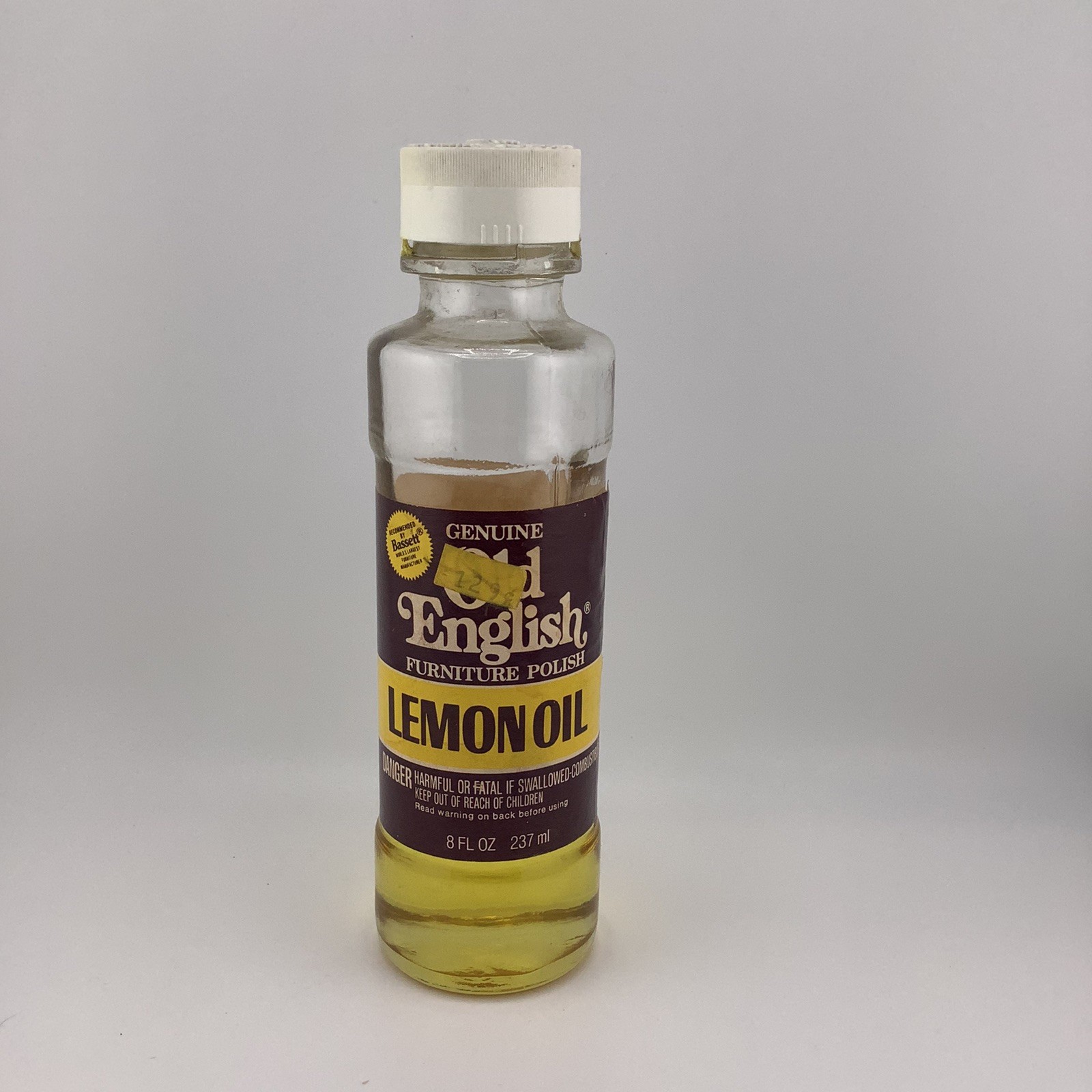 Vintage Made in the USA Genuine Old English Furniture Polish Lemon Oil