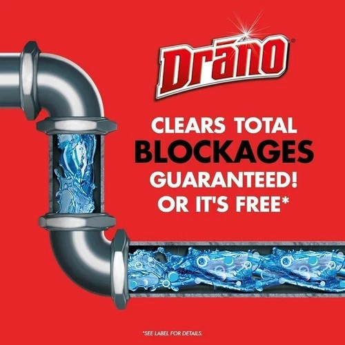 160oz Drain Cleaner Gel Hair Grease Clog Remover Safe for Kitchen Sink Shower