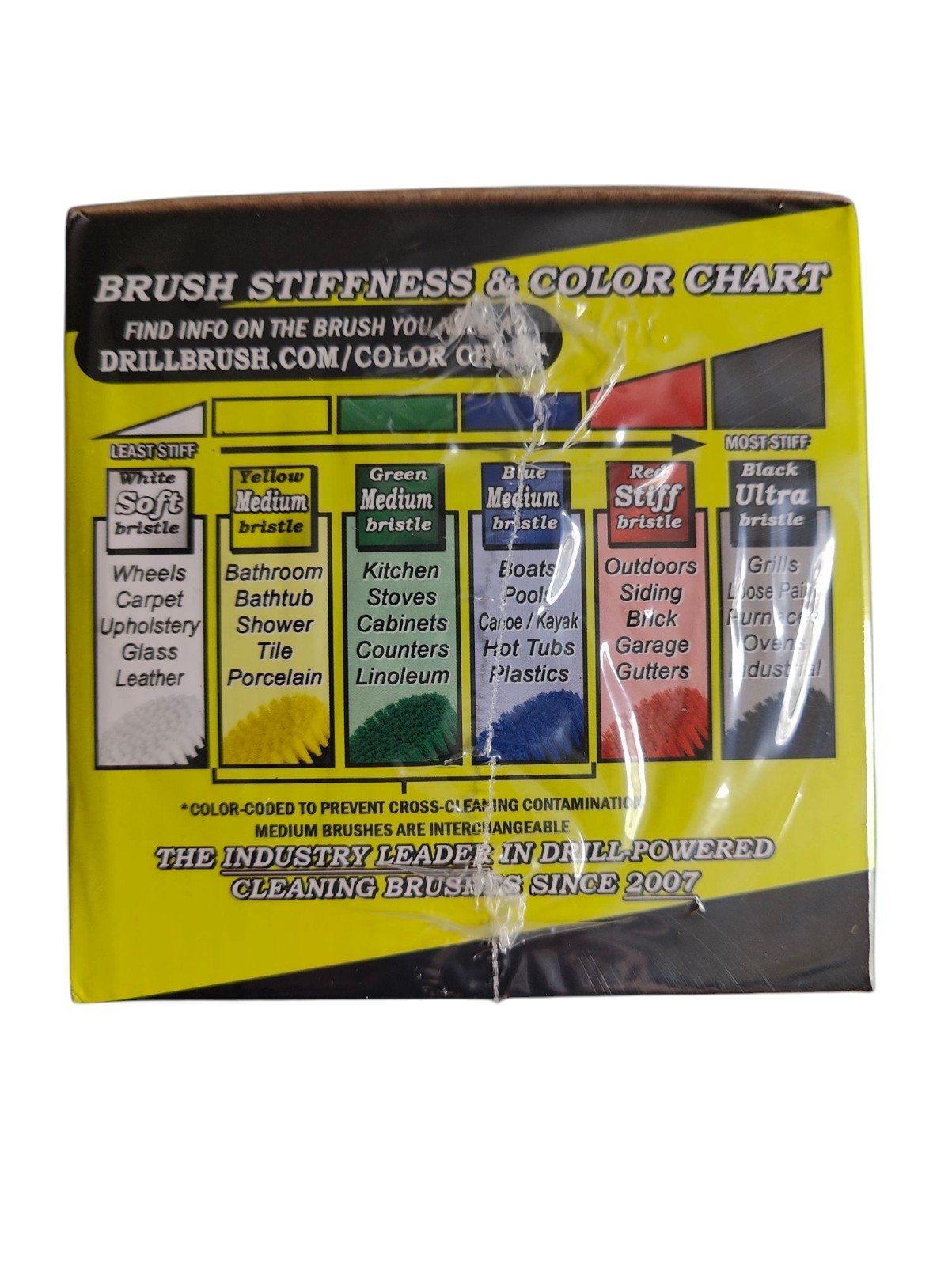Drill Brush Attachment Bathroom Surfaces Tub Shower Tile And Grout All Purpose