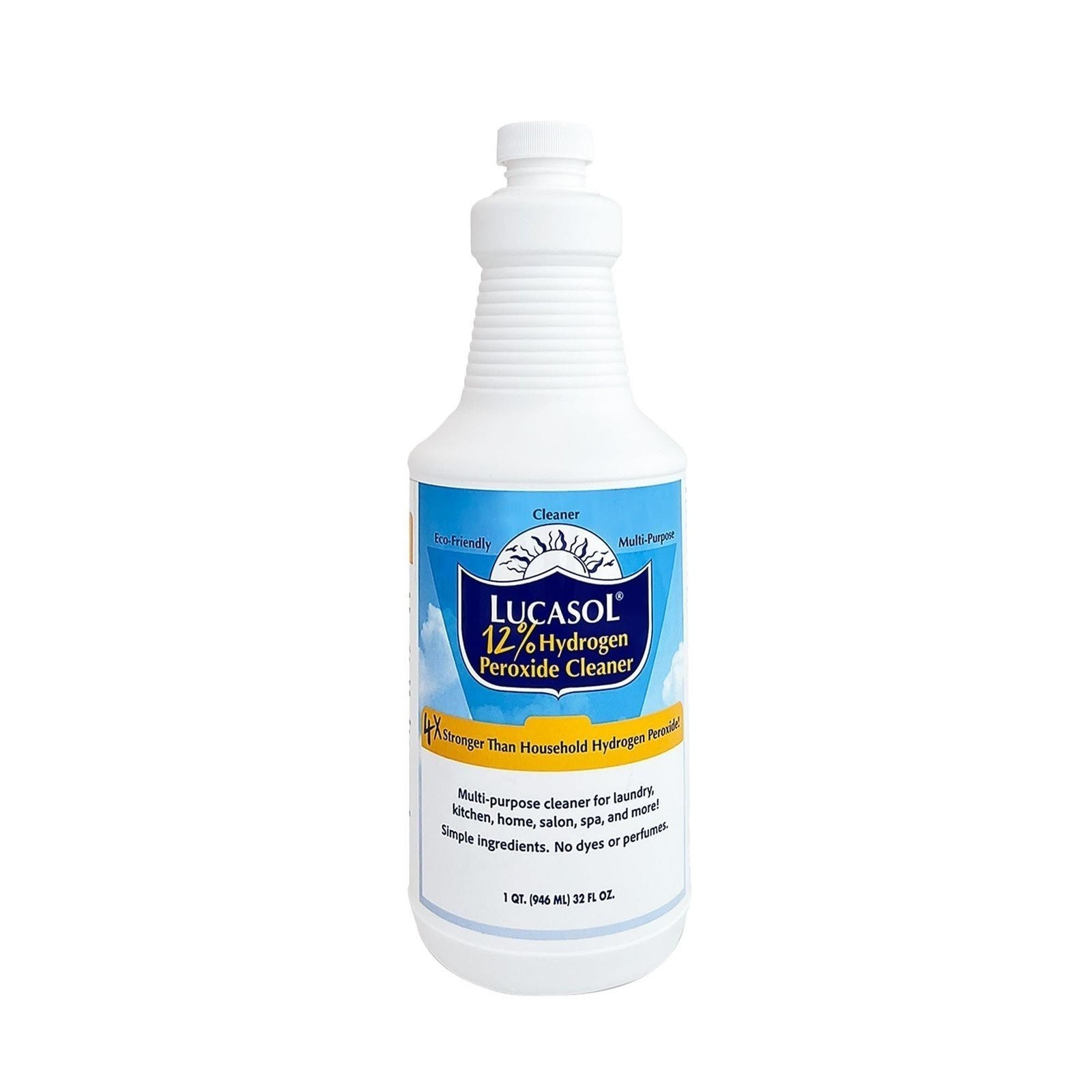 Lucasol Food Grade Hydrogen Peroxide 12% Percent – 1 Quart (32 Fl Oz)