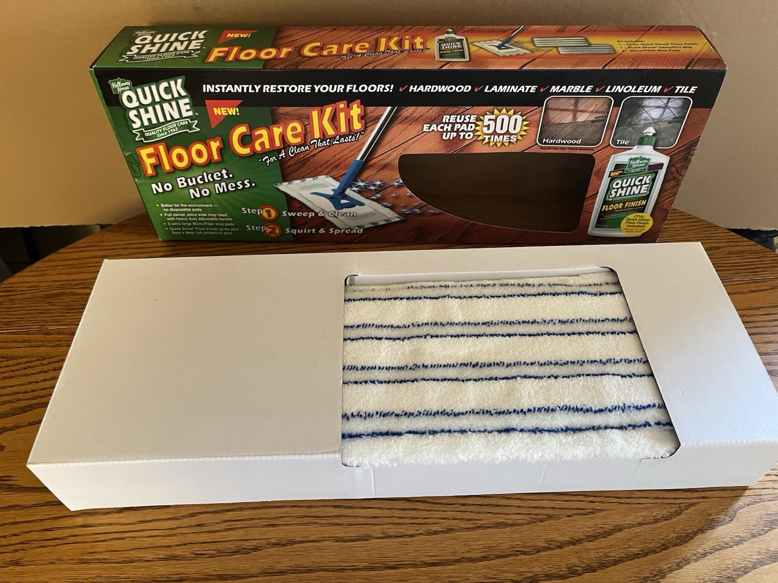 HOLLOWAY HOUSE QUICK SHINE FLOOR CARE KIT BRAND NEW IN BOX!