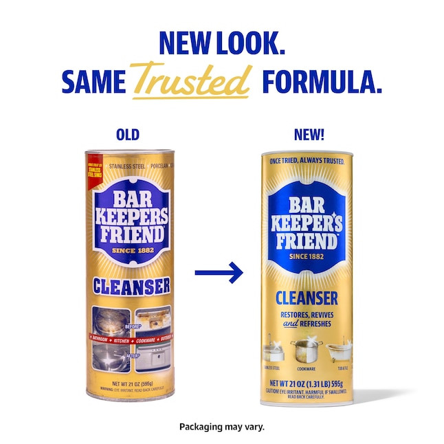 Bar Keepers Friend All-Purpose Powder Cleanser, 21 oz