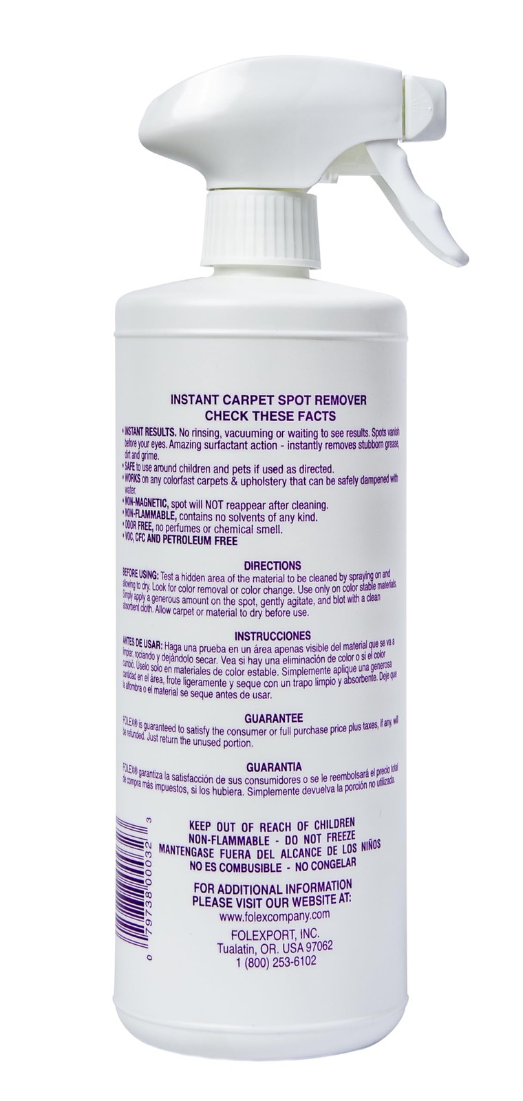 Instant Carpet Spot Remover, 32 Fl Oz (Pack of 2)